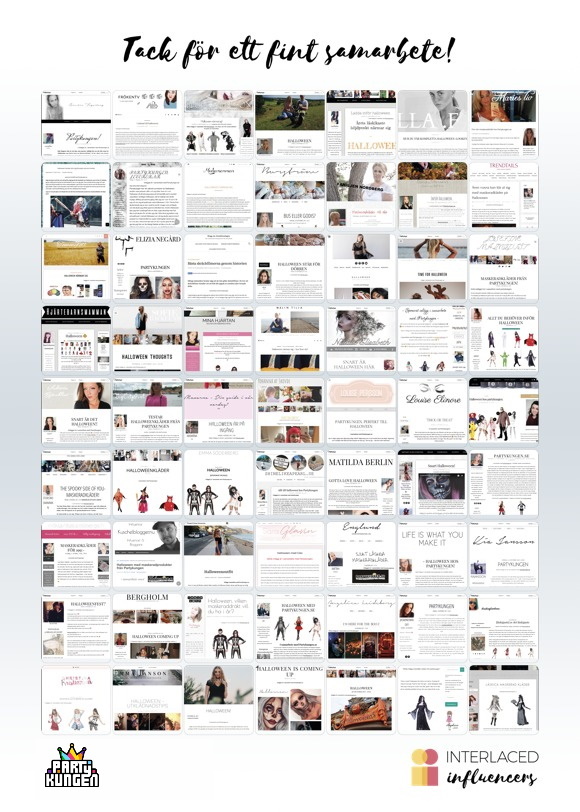 Poster från samarbete med Partykungen